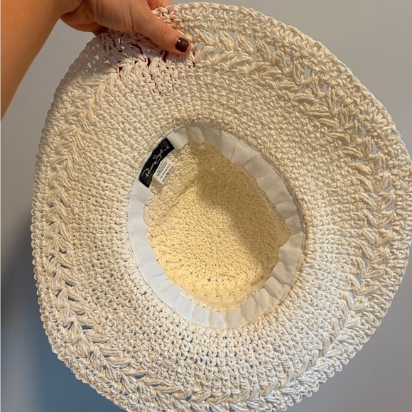 Panama Jack Cream Woven Hat - Picture 3 of 7